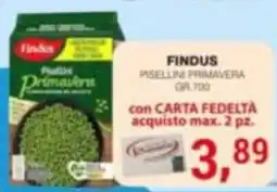 Supermercati Spesa Mia Findus Pisellini Primavera offerta