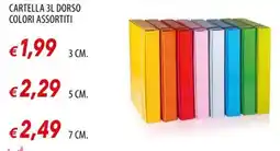 Galassia Cartella 3L dorso colori assortiti offerta