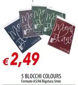 Galassia Blocchi colours Montblanc offerta