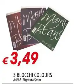 Galassia Blocchi colours Montblanc offerta
