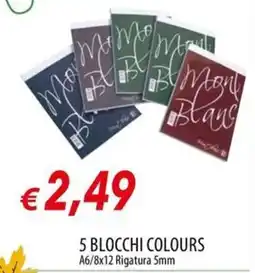Galassia Blocchi colours Montblanc offerta