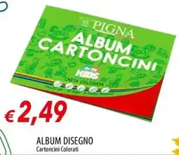 Galassia Pigna Album Cartoncini offerta