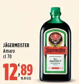 Rossotono Carrefour Jägermeister Amaro offerta