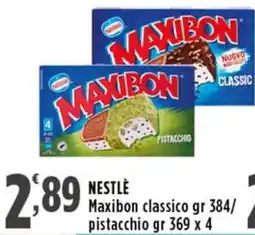 Rossotono Carrefour Maxibon classic Nestlé offerta