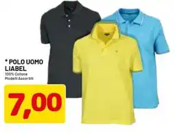 DPiù Polo uomo Liabel offerta