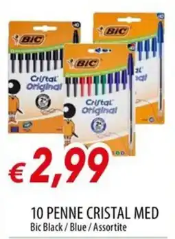 Galassia Penne Cristal Med Bic offerta
