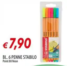 Galassia Penne Stabilo Point 88 Neon offerta