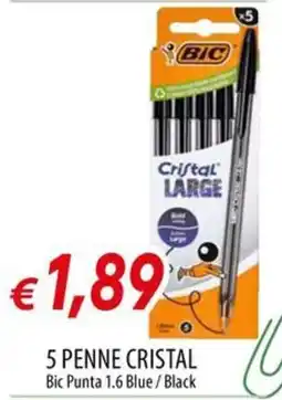 Galassia Penne Cristal Bic offerta