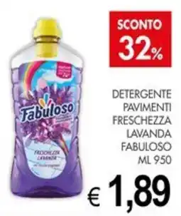 PrestoFresco Detergente pavimenti freschezza lavanda fabuloso offerta