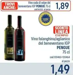 Talento Professional Store Vino falanghina/aglianico del beneventano IGP PENGUE offerta