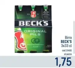 Talento Professional Store Beck's Birra offerta