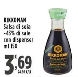 Rossotono Carrefour Kikkoman Salsa di soia offerta