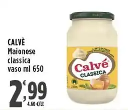 Rossotono Carrefour Maionese classica Calvé offerta