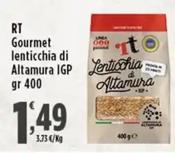Rossotono Carrefour Lenticchia di Altamura IGP offerta