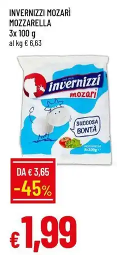 IperFamila Invernizzi Mozzarella offerta