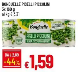 IperFamila Bonduelle Piselli Piccolini offerta
