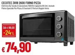 IperFamila Cecotec forno pizza offerta