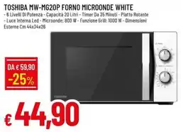 IperFamila Toshiba forno microonde white offerta