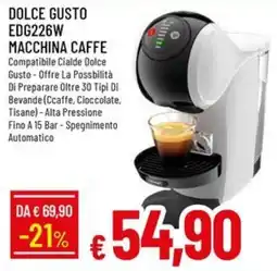 IperFamila Dolce Gusto macchina caffè offerta