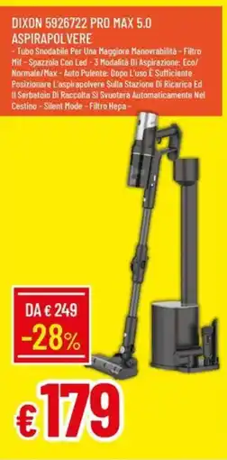 IperFamila Dixon Aspirapolvere Pro Max 5.0 offerta