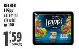 Rossotono Carrefour I Pippi salamini classici offerta