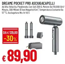 Galassia Dreame Pocket Pro Asciugacapelli offerta