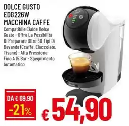 Galassia Dolce Gusto macchina caffè offerta