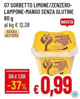 IperFamila G7 Sorbetto Mango & Passion Fruit offerta