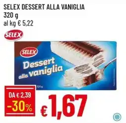 IperFamila Selex dessert alla vaniglia offerta