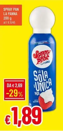 IperFamila Spray Pan La Panna offerta