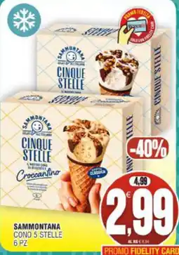 Vicino a te supermercati Sammontana cono 5 stelle offerta