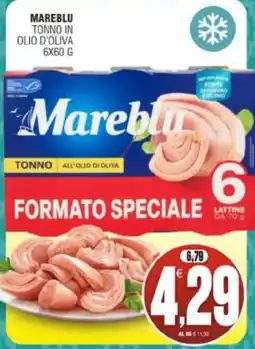 Vicino a te supermercati Tonno all'olio di oliva Mareblu offerta