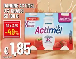 IperFamila Actimel 0% grassi offerta
