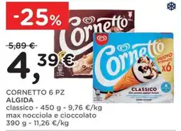 Orvea Cornetto Algida offerta