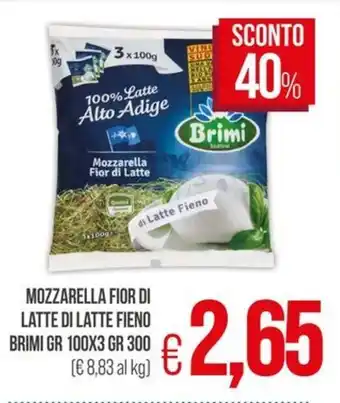 Mozzarella fior di latte fi eno Brimi