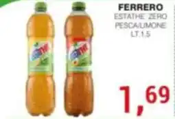 Supermercati Spesa Mia Ferrero Estathe Zero Pesca/Limone offerta