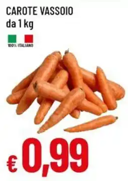 IperFamila Carote vassoio offerta