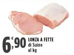 Rossotono Carrefour Lonza a fette di Suino offerta