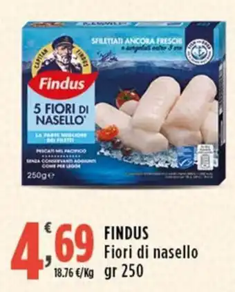 Rossotono Carrefour Findus Fiori di nasello offerta