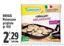Rossotono Carrefour Orogel melanzane grigliate offerta