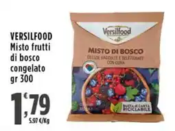 Rossotono Carrefour Versilfood Misto frutti di bosco congelato offerta