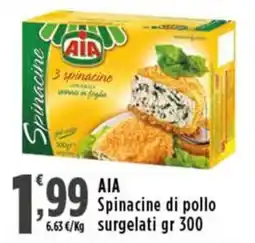 Rossotono Carrefour AIA Spinacine di pollo offerta