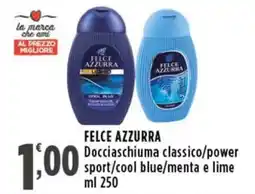 Rossotono Carrefour Felce Azzurra Docciaschiuma offerta