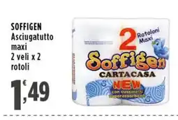Rossotono Carrefour Soffigen asciugatutto maxi offerta