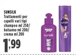 Rossotono Carrefour Trattamenti per capelli vari tipi Sunsilk offerta