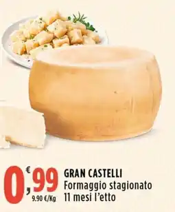 Rossotono Carrefour Gran Castelli Formaggio stagionato offerta