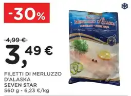Orvea Filetti di merluzzo d'alaska seven star offerta