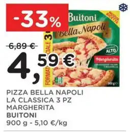 Orvea Pizza Bella Napoli Margherita Buitoni offerta