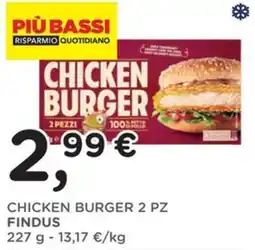 Orvea Chicken Burger Findus offerta
