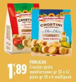 Rossotono Carrefour Panealba Crostini gusto mediterraneo offerta
